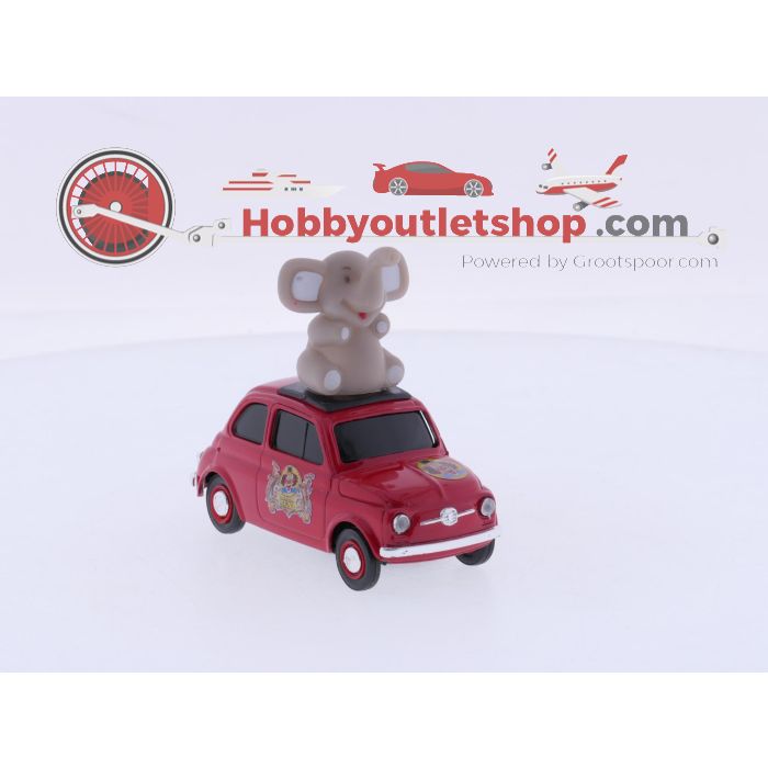 Schaal 1:43 Brumm BR001 SPECIAL Fiat 500 met olifant kerstbal #9802 - sku: 20260806035740 - Gebruikt - Zeer goede staat - Afbeelding 5