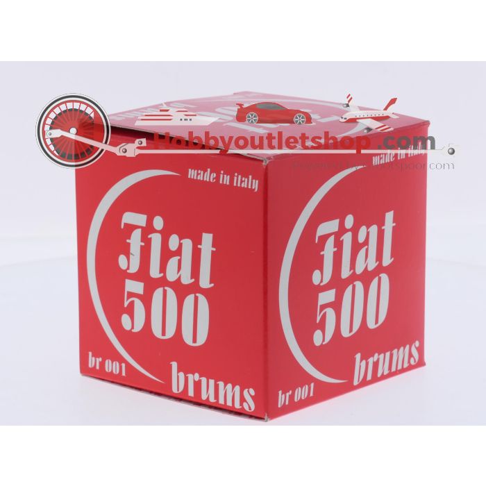 Schaal 1:43 Brumm BR001 SPECIAL Fiat 500 met olifant kerstbal #9802 - sku: 20260806035740 - Gebruikt - Zeer goede staat - Afbeelding 7