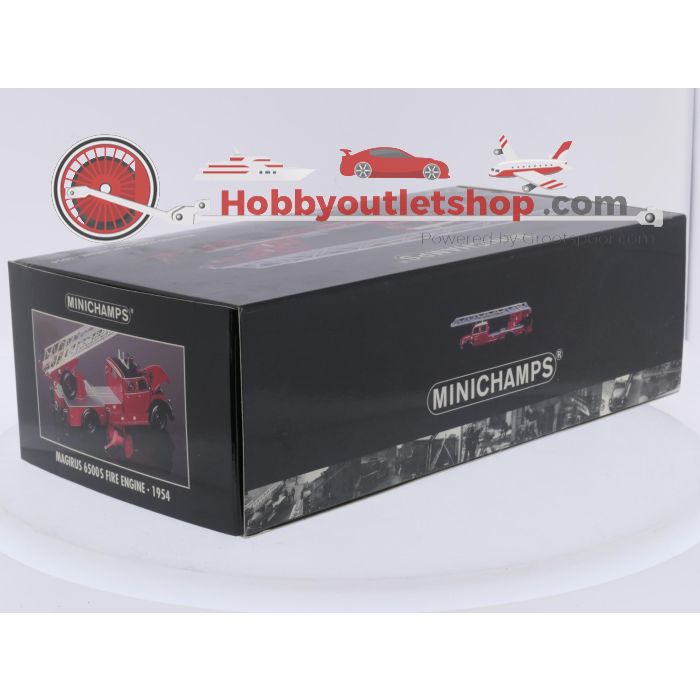 Schaal 1:43 Minichamps NEW OLD STOCK 439 140070 Magirus 6500 S fire engine - 1954 #9805 - sku: 20260806044451 - Nieuw - Afbeelding 4