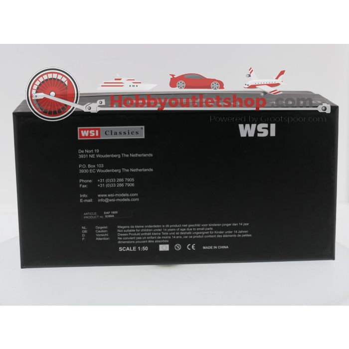 Schaal 1:50 WSI Models Classics NEW OLD STOCK 9398A DAF 1600 #9806 - sku: 20260806051004 - Nieuw - Afbeelding 5
