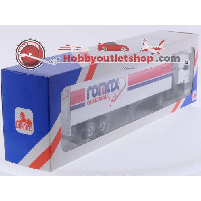 Schaal 1:50 Lion toys NEW OLD STOCK DAF 95 Space Cab trekker met trailer Van Heck - Romax #9828 - sku: 20260811111818 - New - Photo 2