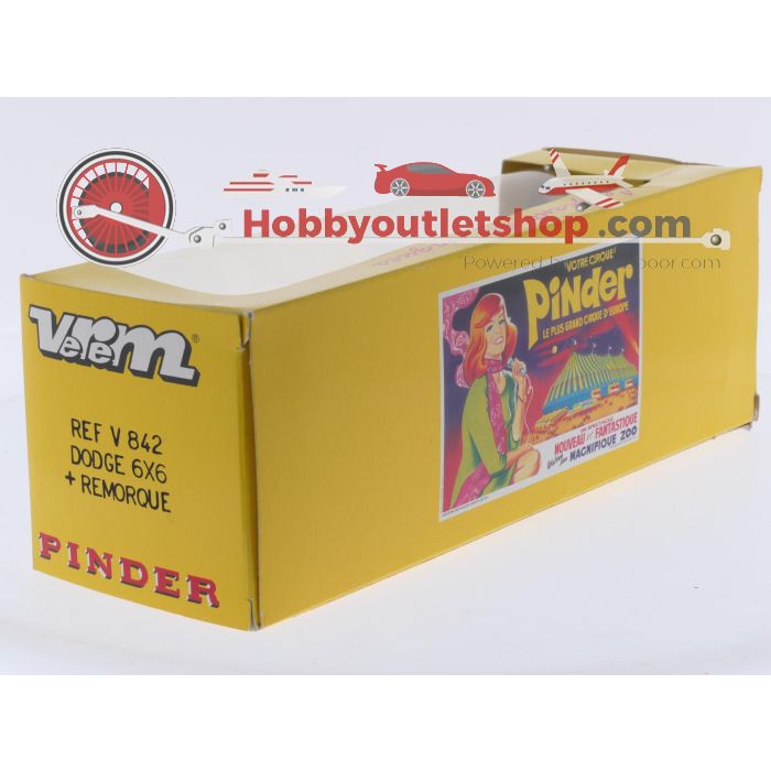 Schaal 1:43 Verem NEW OLD STOCK REF V 842 Dodge 6x6 met aanhanger #9850 - sku: 20260813035848 - New - Photo 3