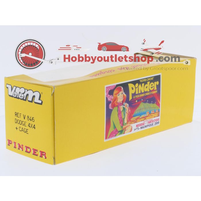 Schaal 1:43 Verem NEW OLD STOCK REF V 846 Dodge 4x4 met kooi #9859 - sku: 20260813053930 - Nieuw - Afbeelding 3