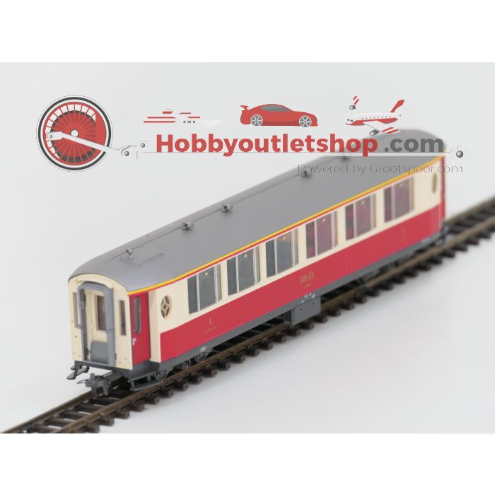 Schaal H0m Bemo 3272/s set van 4 salonrijtuigen A 1141 - 1144 van de RhB #P245