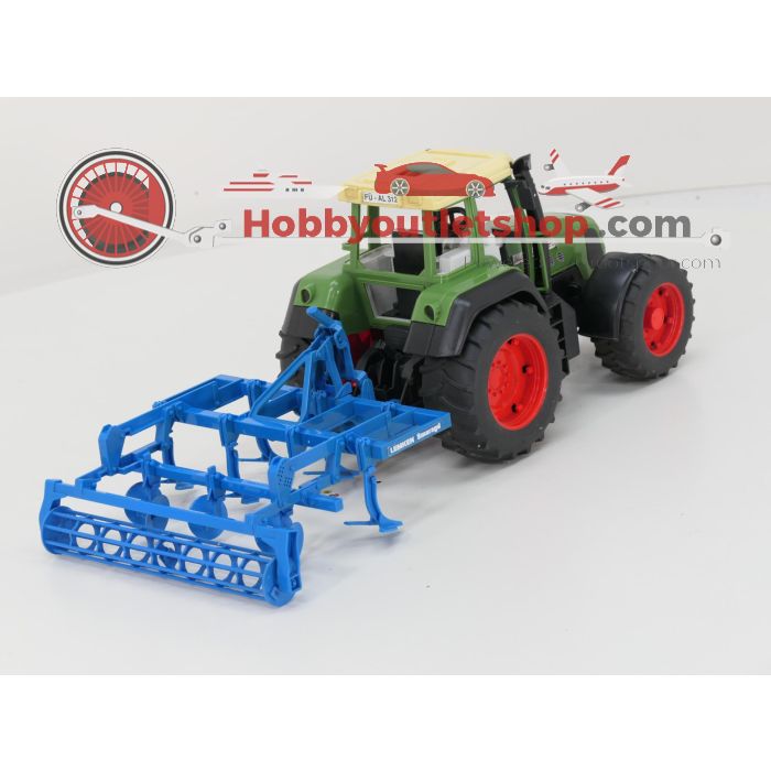 Schaal 1:16 Bruder tractor set 2060 2235 en 2020 Fendt Favorit 926 Vakio met Lemken Smaragd en Fliegl giertank #6633
