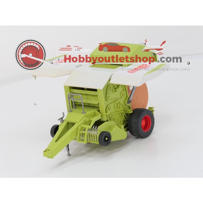 Schaal 1:16 Bruder 3011 en 2121 tractor set Claas Atlas 936 RZ met Claas Rollant 250 roto cut #6634