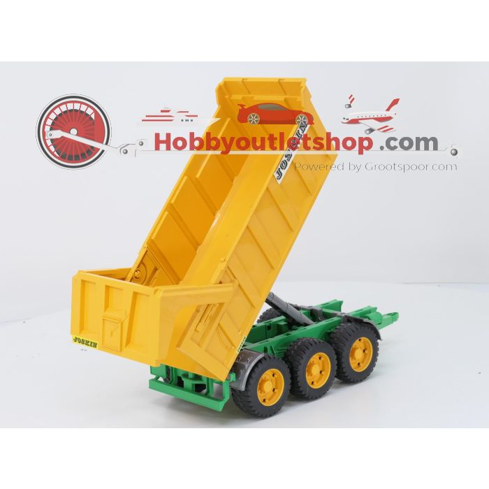 Schaal 1:16 Bruder 2212 en 3220 Fastrac met voorlader en Joskin kiepwagen #6652 - sku: 20241128114121 - Gebruikt - Zeer goede staat - Afbeelding 6
