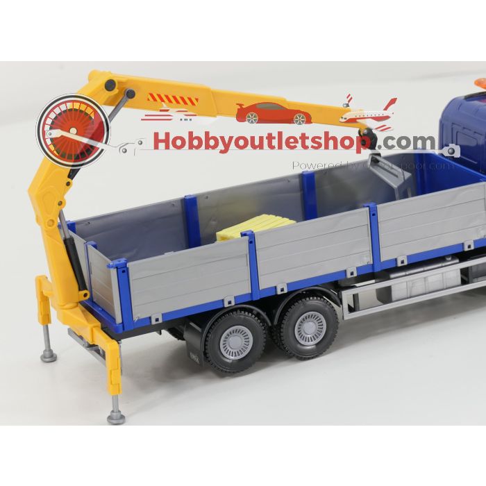 EMEK Blauwe scania 124L 420 Bakwagen met kraan - sku: 20241128044540 - Used - Very good condition - Photo 4