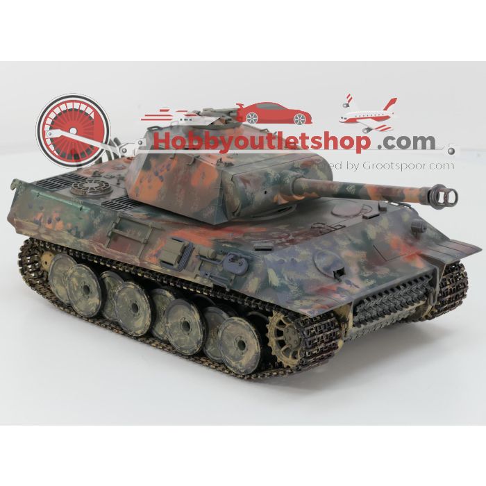 Schaal 1:16 Heng Long RC Panther ( WEATHERED)  SOUND, SMOKE, SHOOT #6674