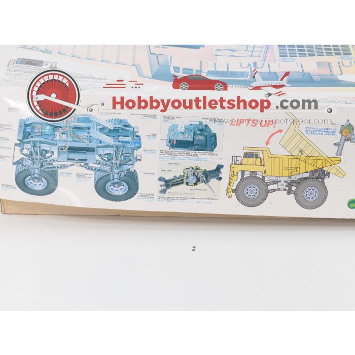 Schaal 1:20 Tamiya 58268 Mammut EM-120 Dump Truck / Mulden Kipper #6681