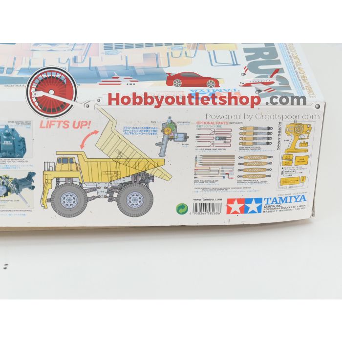 Schaal 1:20 Tamiya 58268 Mammut EM-120 Dump Truck / Mulden Kipper #6681