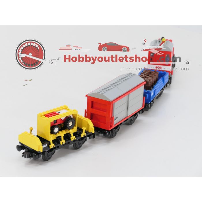 LEGO 4563 en 4564 dieseltrein set met extra Legostenen #6750