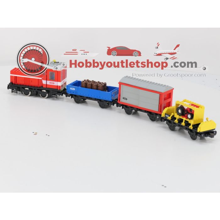 LEGO 4563 en 4564 dieseltrein set met extra Legostenen #6750