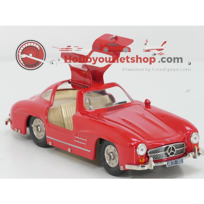 Schaal 1:16 Märklin 1092 museummodel 1993 Mercedes-Benz 300 SL (rood) #6801