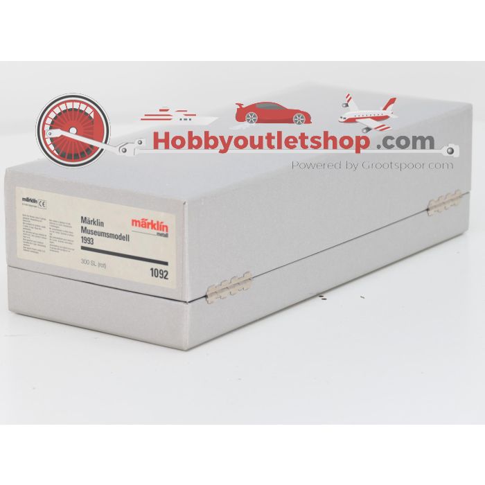 Schaal 1:16 Märklin 1092 museummodel 1993 Mercedes-Benz 300 SL (rood) #6801