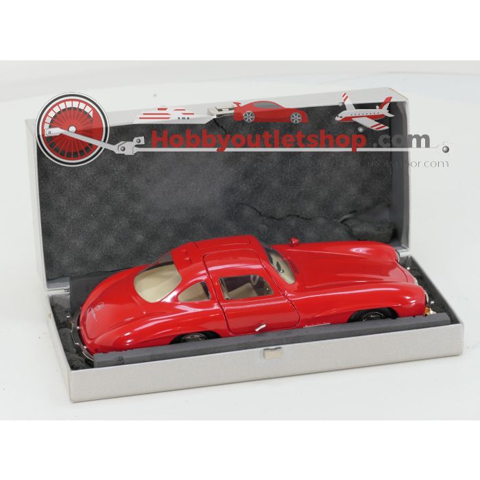 Schaal 1:16 Märklin 1092 museummodel 1993 Mercedes-Benz 300 SL (rood) #6801