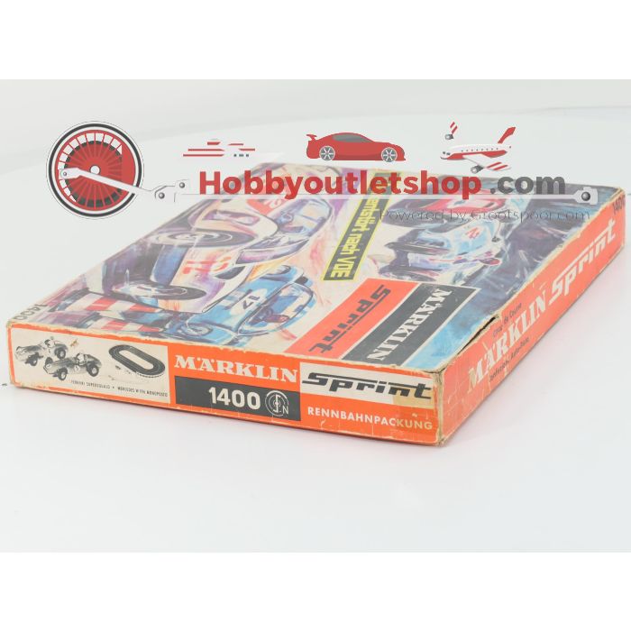 Schaal 1:32 Märklin Sprint 1400 racebaan met Mercedes en Ferrari #6969