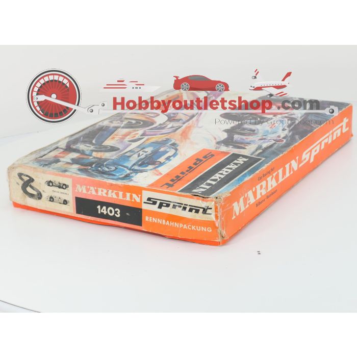 Schaal 1:32 Märklin 1403 racebaan met Porsche #6970