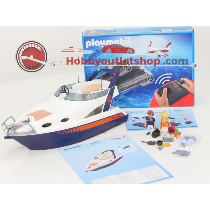 Playmobil 5205 Luxe jacht + 5536 RC onderwatermotor
