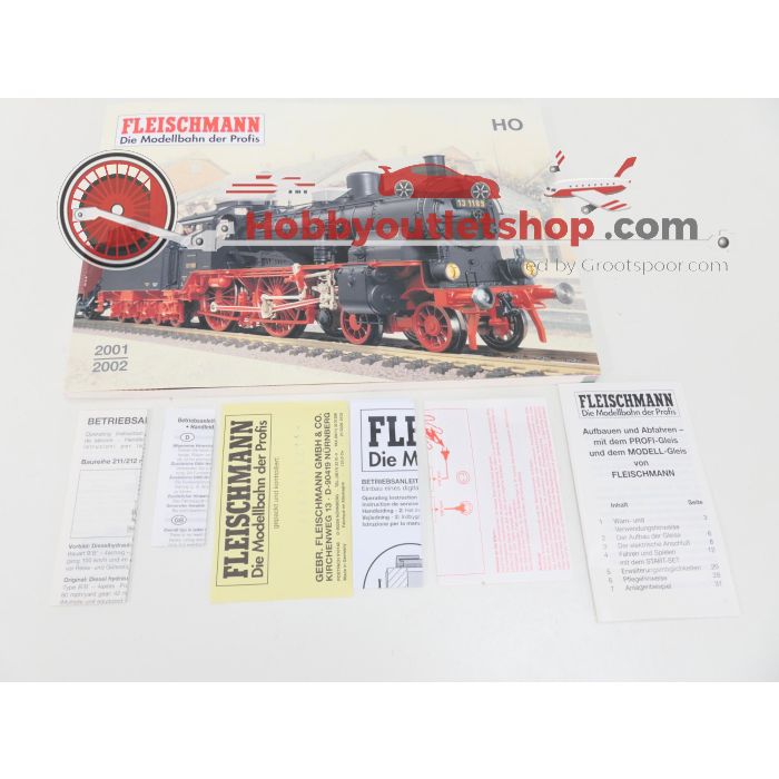 Schaal H0 Fleischmann 6391 startset BR 212 van de DB #7597