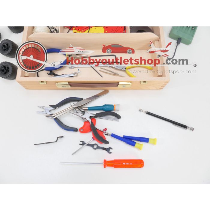 Meccano met Clementoni set verschillende modellen, motors en gereedschappen #7681