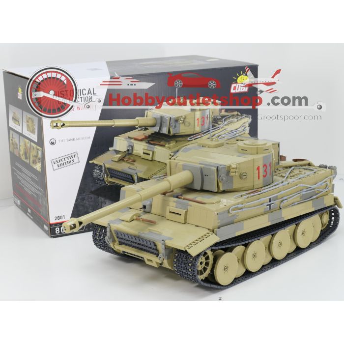 Schaal 1:12 Cobi 2801 PzKpfw gevechtsvoertuig VI Tiger '131' - Executive Edition #7682 - sku: 20250529013838 - Gebruikt - Zeer goede staat - Afbeelding 7