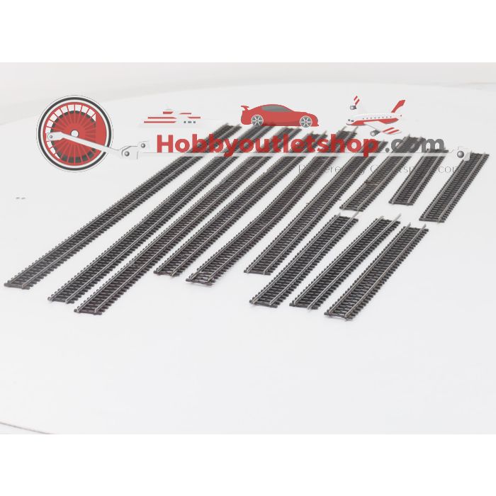 Schaal H0 Märklin 2205 assortiment flexibele K-rail 900 mm ca. 514 cm #7749