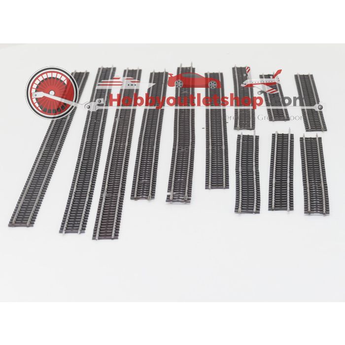 Schaal H0 Märklin 2205 assortiment flexibele K-rail 900 mm ca. 514 cm #7749