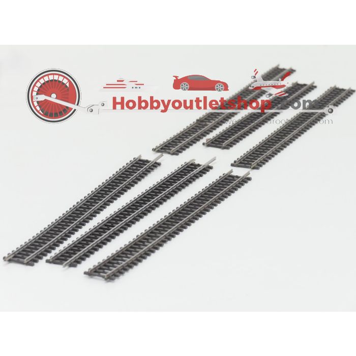 Schaal H0 Märklin 2205 assortiment flexibele K-rail 900 mm ca. 514 cm #7749