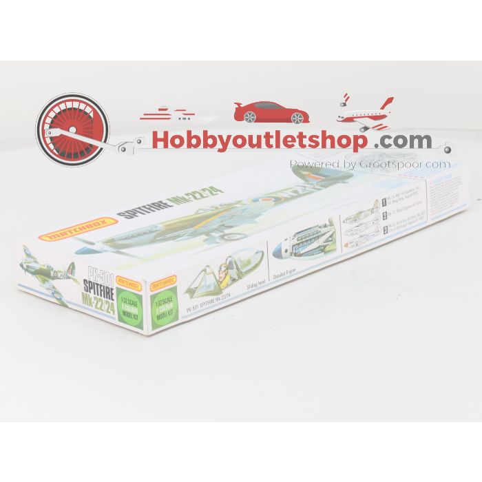 Schaal 1:32 Matchbox PK-501 bouwdoos Spitfire Mk-22/24 new old stock #7979 - sku: 20250723105459 - Nieuw - Afbeelding 4