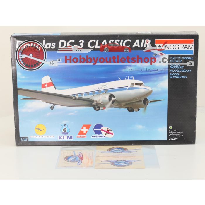 Schaal 1:48 Monogram 74008 bouwdoos Douglas DC-3 #7982