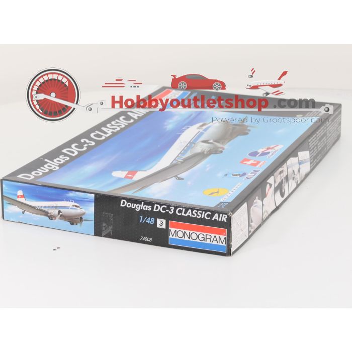 Schaal 1:48 Monogram 74008 bouwdoos Douglas DC-3 #7982