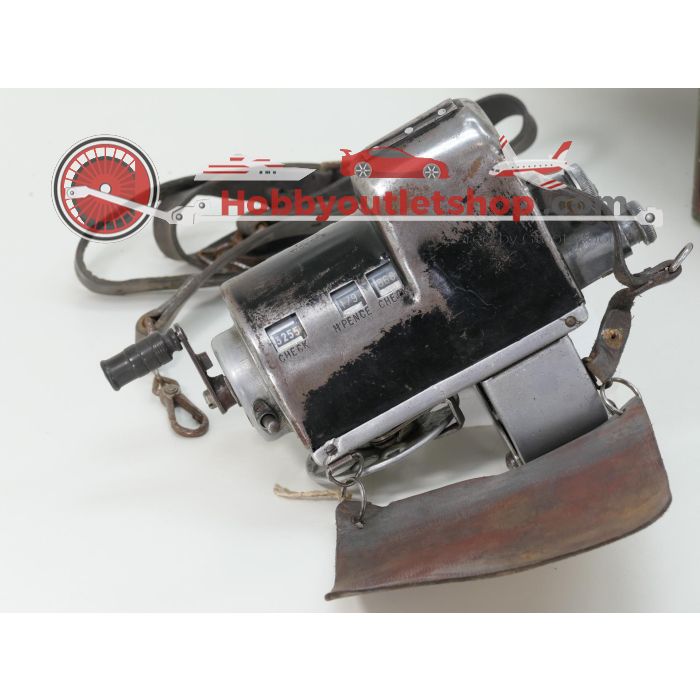 MYCALEX & TIM F93 + Original Metall Box Ticket machine ca. 1930