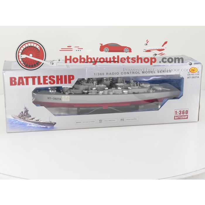 Schaal 1:360 Heng Tai HT-3827A battleship R/C #8094 BASTLER, MISSING PARTS
