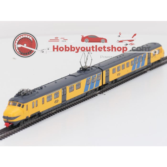 Schaal H0 Piko 57322 elektrisch treinstel 'Hondekop' van de NS Digitaal #8110