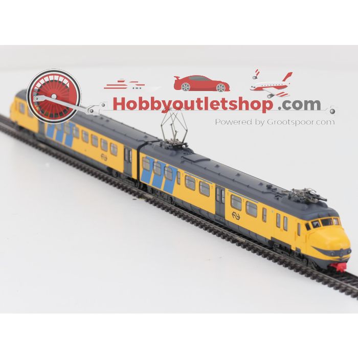 Schaal H0 Piko 57322 elektrisch treinstel 'Hondekop' van de NS Digitaal #8110