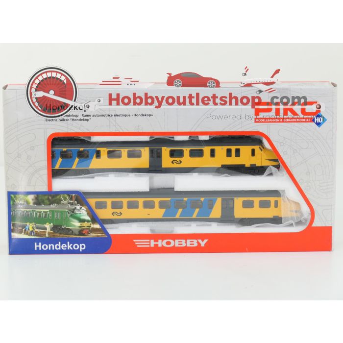 Schaal H0 Piko 57322 elektrisch treinstel 'Hondekop' van de NS Digitaal #8110