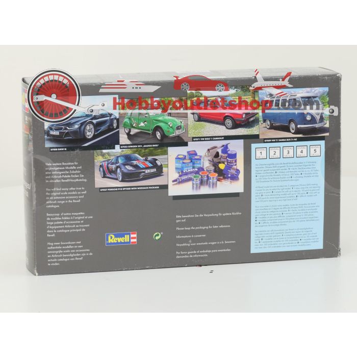 Schaal 1:24 Revell 07076 VW T1 kastenwagen/panel van bouwpakket #8163 - sku: 20250903032846 - Gebruikt - Nieuwstaat - Afbeelding 2