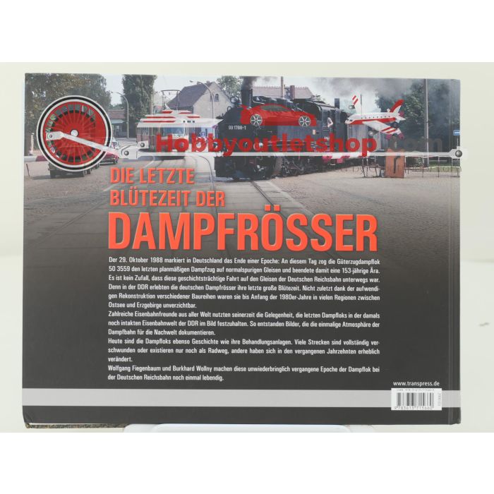 Transpress Dampflokomotiven der Deutschen Reichsbahn. 1965-1990 - Hardcover #8190 - sku: 20250905120710 - Gebruikt - Zo goed als nieuw - Afbeelding 2