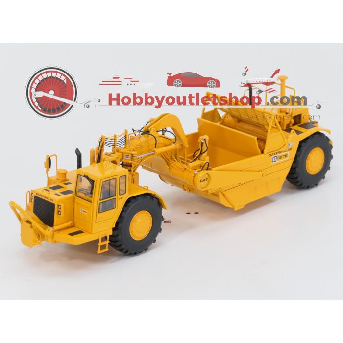 Schaal 1:48 Classic Construction Models CAT 657E Wheel‑Tractor Scraper #8267