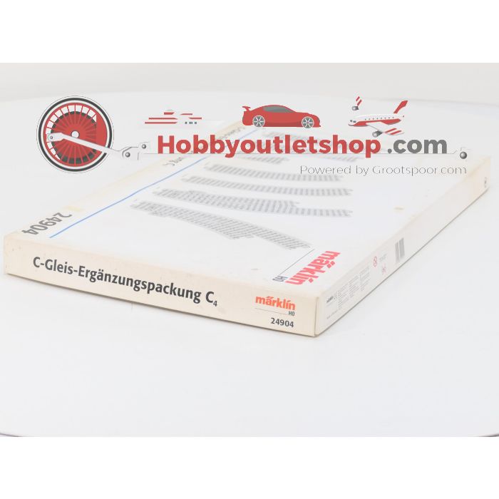 Schaal H0 Märklin 24904 C-rail uitbreidingsset C4 #8273