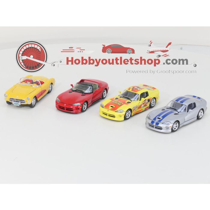 1:24  Set 4 Amerikaanse sportauto's #GS10