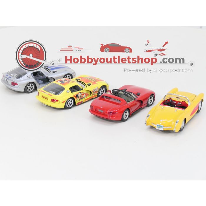 1:24  Set 4 Amerikaanse sportauto's #GS10