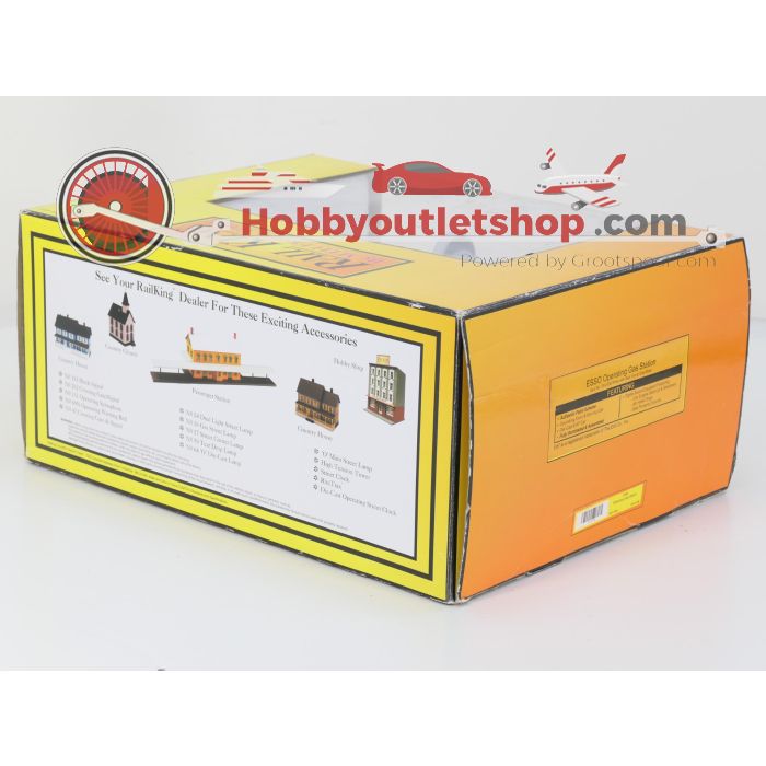 Schaal 0 RailKing 30-9106 ESSO operating gas station #8357