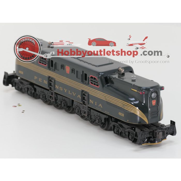 Schaal 0 Williams 934930 elektrische locomotief GG-1 Green 5 stripe van de PRR #8363