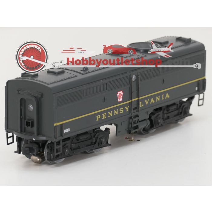 Schaal 0 K-Line diesel trein set F-3 A-B-A met personenrijtuigen van de PRR #8371 - sku: 20251023031849 - Gebraucht - Sehr guter Zustand - Bild 6