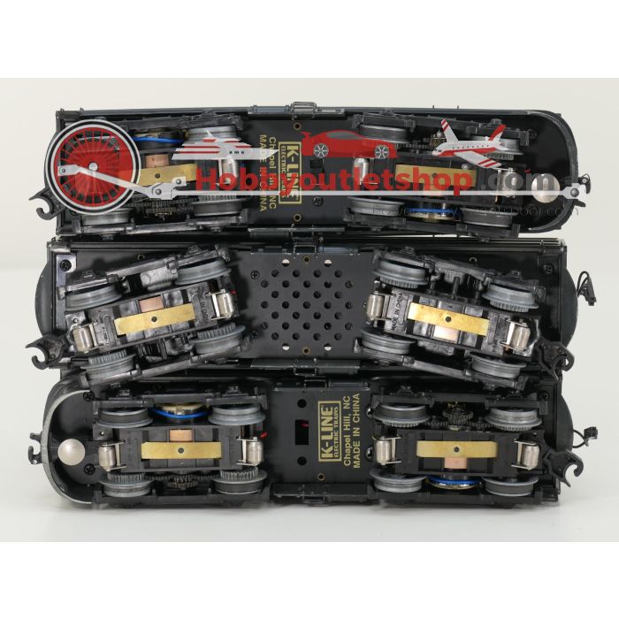 Schaal 0 K-Line diesel trein set F-3 A-B-A met personenrijtuigen van de PRR #8371 - sku: 20251023031849 - Gebraucht - Sehr guter Zustand - Bild 9