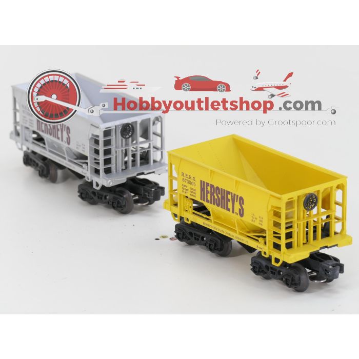 Schaal 0 K-Line K1517 Hershey's 'chocolate' work train set #8372