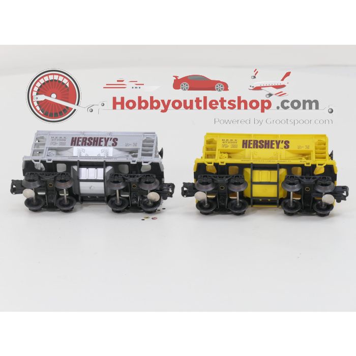 Schaal 0 K-Line K1517 Hershey's 'chocolate' work train set #8372