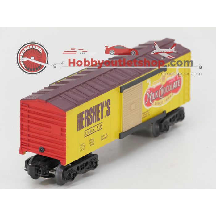 Schaal 0 K-Line K1517 Hershey's 'chocolate' work train set #8372